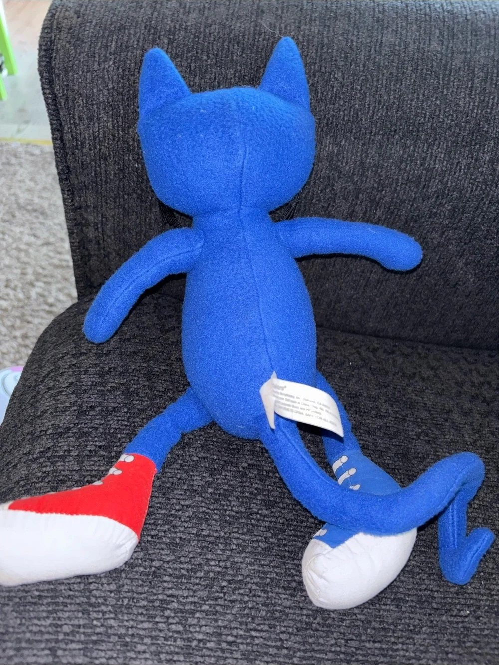 Pete the Cat 11″ Stuffed Plush – Used / Fair Condition – Blue Cat Toy